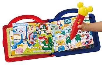 【中古】(未使用･未開封品)ディズニー 日本語英語 ことばがいっぱい! マジカルずかん プレミアムDX