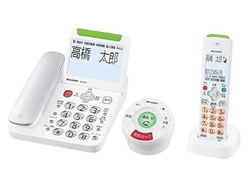 【中古】(未当てはめる･未開封品)せつ然たる(SHARP) JD-非同期転送モード1CL「てもたん」付き添い人防犯電話 てもたん1台＋子機1台印字機