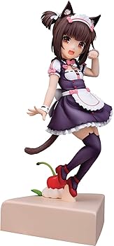 【中古】(未使用・未開封品)ピーエムオフィスエー ネコぱら ショコラ ~Pretty kitty Style~ 1/7スケール PVC製 塗装済み 完成品 フィギュア PF140画像