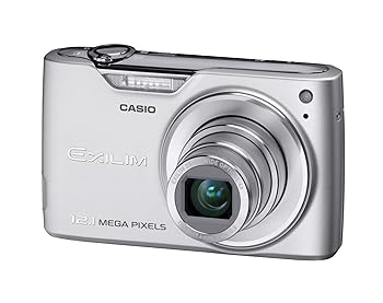 【中古】CASIO デジタル写真機 EXILIM EX-Z450 しろがね色 EX-Z450SR