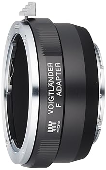 【中古】(人並み外れたに好いたらしい)VoightLander マイクロフォーサーズアダプター ニコンFマウント用 F-adaptor