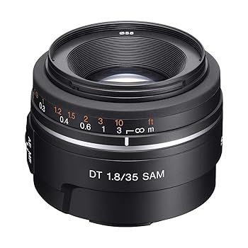 【中古】Sony Alpha SAL35F18 35mm f/1.8 Aマウント広角レンズ(ブラック)