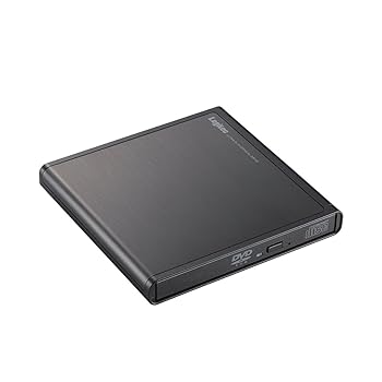 【中古】(非常に良い)ロジテック CDドライブ 音楽取り込み Android用 ブラック LDV-PMH8U2RBK