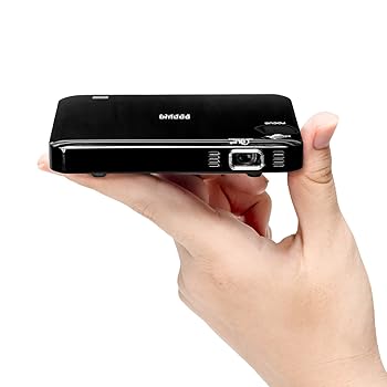【中古】サンワダイレクト モバイル プロジェクター HDMI Chromecast対応 バッテリー/スピーカー内蔵 小型 軽量128g 静音 三脚対応 400-PRJ023