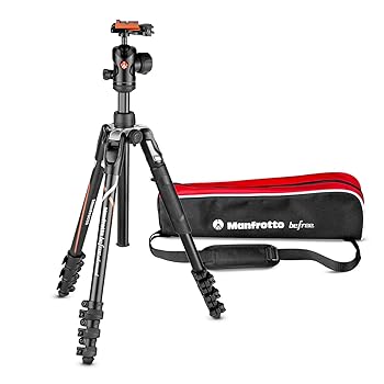 【中古】(非常に良い)マンフロット(Manfrotto) 三脚 Befreeアドバンス アルミ 4段 自由雲台 レバーロック式L三脚キット ソニーα7,α9専用クイックリリースプレート M