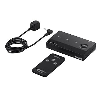 【中古】(未使用･未開封品)バッファロー HDMI 切替器 3入力1出力 リモコン付 【 Nintendo Switch / PS4 / PS5 メーカー動作確認済み 】 BSAK302