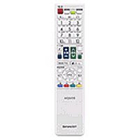 【中古】(未使用･未開封品)シャープ[SHARP]　オプション・消耗品　【0106380416】　液晶テレビ用　リモコン＜ホワイト系＞｜お取り寄せ本舗 KOBACO