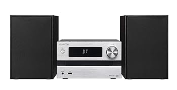 【中古】(未当てはめる･未開封品)JVCケンウッド KENWOOD M-EB50-S パウダーコンパクトHi-Fi取り合わせ Bluetooth相応う 25W+25W しろがね色