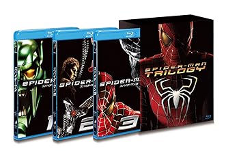 【中古】(未使用･未開封品)スパイダーマン トリロジーBOX [Blu-ray] トビー・マグワイア