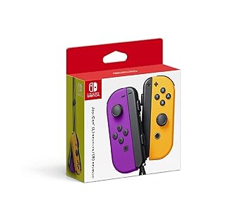 【中古】(未使用･未開封品)【任天堂純正品】Joy-Con(L) ネオンパープル/(R) ネオンオレンジ