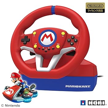 【中古】(未使用･未開封品)【任天堂ライセンス商品】マリオカートレーシングホイール for Nintendo Switch【Nintendo Switch対応】