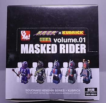 【中古】(未使用･未開封品)TAMASHII NATIONS 装着変身×キューブリック 仮面ライダーVOL.1 (BOX)