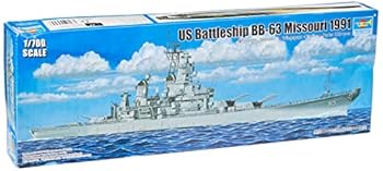 【中古】(未使用･未開封品)トランぺッター アメリカ戦艦 BB-63 ミズーリ 1991 プラモデル