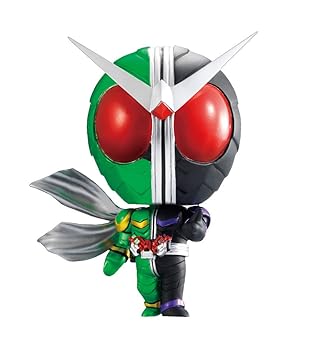 【中古】(未使用・未開封品)TAMASHII NATIONS chibi-arts 仮面ライダーW サイクロンジョーカー画像