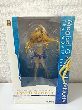 【中古】(未使用･未開封品)魔法少女リリカルなのは The MOVIE 1st フェイト・テスタロッサ 水着Ver. (1/7スケール PVC製塗装済完成品)
