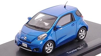 【中古】(非常に良い)エブロ 1/43 TOYOTA IQ ブルー 完成品