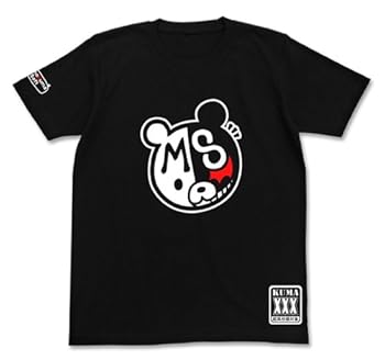 【中古】(非常に良い)ダンガンロンパ1・2 モノクマソフト Tシャツ ブラック サイズ:XL画像