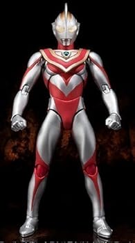 【中古】(未使用・未開封品)ULTRA-ACT ウルトラマンガイア＆XIGファイターセット （魂ウェブ限定）画像