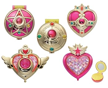 【中古】(非常に良い)美少女戦士セーラームーン 変身コンパクトミラー 全5種セット画像