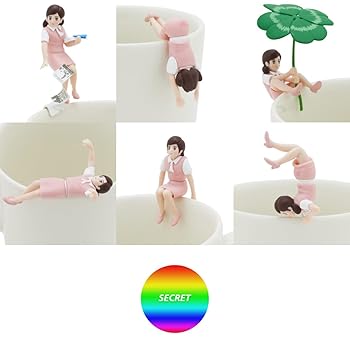【中古】(人並み外れたに似つかわしい)水飲みのフチ子3 桃 ないしょ事含む全7種仕掛ける