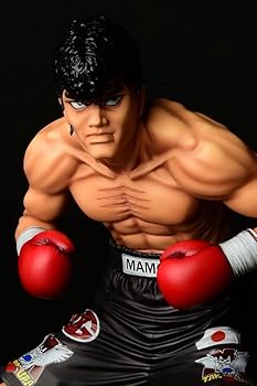 【中古】(非常に良い)オルカトイズ はじめの一歩 鷹村守 fighting pose ノンスケール エクセレントレジン極め仕上げ塗装済みフィギュア画像