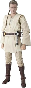 【中古】(非常に良い)TAMASHII NATIONS S.H.フィギュアーツ STAR WARS: The Phantom Menace オビ=ワン・ケノービ(Episode I)(再販版) 約155mm PVC&ABS製 塗装済み可動｜お取り寄せ本舗 KOBACO