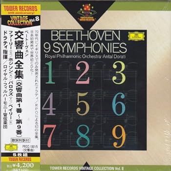 【中古】ベートーヴェン:交響曲全集:第1番-第9番 [audioCD][Import] ベートーヴェン