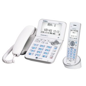 【中古】ユニデン DECT方式コードレス留守番電話機 本体+子機1台タイプ(ホワイト) DECT3288(W)