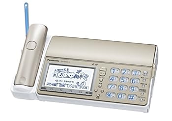 【中古】パナソニック おたっくす デジタルコードレスFAX 親機のみ 1.9GHz DECT準拠方式 シャンパンゴールド KX-PD603D-N