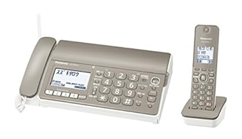 【中古】パナソニック おたっくす デジタルコードレスFAX 子機1台付き 1.9GHz DECT準拠方式 モカ KX-PD304DL-T