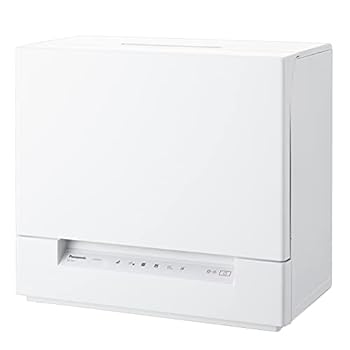 【中古】パナソニック 食器洗い洗浄機 スリムサイズ ホワイト NP-TSK1-W (配送のみ設置不可)