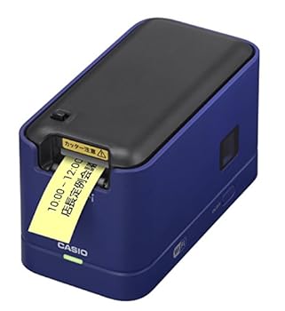 【中古】(未当て嵌める･未開封品)カシオ 下げ札ともし火 メモプリ Wi‐Fi相応う 青み MEP-F10-BU