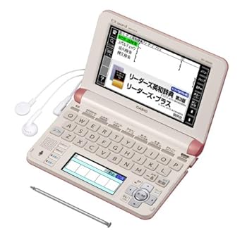 【中古】カシオ 陰電子字引き エクスワード 商行為青写真 コンテンツ150 XD-U8500PK サクラ色