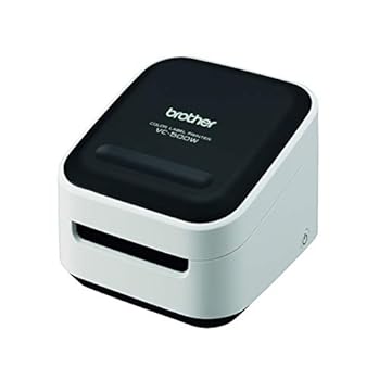 【中古】ブラザー工業 感熱カラーラベルプリンター VC-500W (盛りだくさん色合い刷り上げる/目あたらしい付け札/パソコン・スマホ繋ぎ合わせる/オート・二分の一とり捨てる役立つこと積み上げる/USB・無線電話L