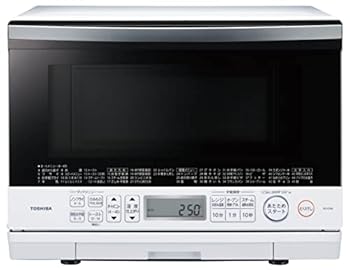 【中古】東芝 過熱水蒸気 オーブンレンジ 石窯ドーム 26L ER-VD80(W) グランホワイト フラットテーブル