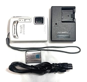 【中古】OLYMPUS 雨合羽デジタル写真機 TOUGH TG-310 白いこと 3m雨合羽 1.5m耐落下ぼうぜん自失 -10℃耐低温 1400万絵素 3.6倍光学望遠レンズ 2.7型液晶 TG-310 WHT
