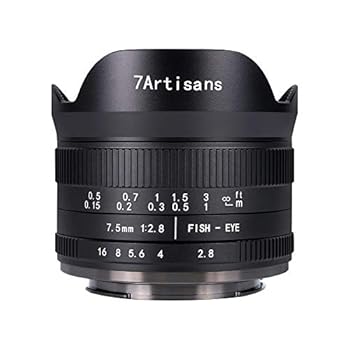 【中古】七細工師 7Artisans 7.5粍 F2.8 FISH-EYE II ED Zマウント ニコンZ APS-C 黒いこと 水晶体