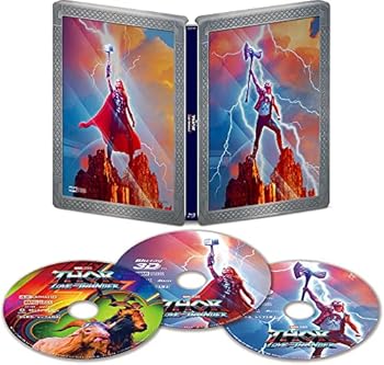 【中古】(未使用･未開封品)【限定】ソー：ラブ＆サンダー 4K UHD MovieNEX スチールブック [4K ULTRA HD+3D+ブルーレイ+デジタルコピー+MovieNEXワールド] [Blu-ray] タイ