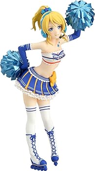 【中古】(非常に良い)figFIX ラブライブ! スクールアイドルフェスティバル 絢瀬絵里 チアガールver. ノンスケール ABS&PVC製 塗装済み完成品フィギュア