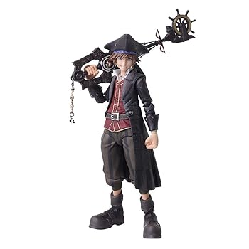 【中古】(非常に良い)KINGDOM HEARTS III BRING ARTS ソラ パイレーツ・オブ・カリビアン ver. PVC製 塗装済み可動フィギュア