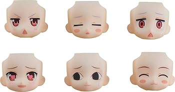 【中古】(未使用・未開封品)ねんどろいどもあ のんのんびより のんすとっぷ とりかえっこフェイス ノンスケール PVC製 塗装済みトレーディングフィギュア 6個入りBOX画像