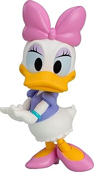 【中古】ねんどろいど ディズニー デイジーダック ノンスケール プラスチック製 塗装済み可動フィギュア