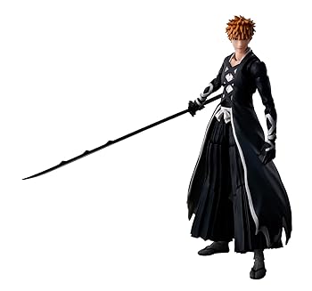 【中古】TAMASHII NATIONS S.H.フィギュアーツ BLEACH 千年血戦篇 黒崎一護 -卍解・天鎖斬月- 約155mm ABS&PVC製 塗装済み可動フィギュア|お取り寄せ本舗 KOBACO