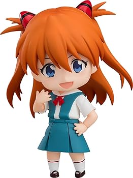 【中古】ねんどろいど ヱヴァンゲリヲン新劇場版 式波 アスカ ラングレー ノンスケール プラスチック製 塗装済み可動フィギュア 再販分