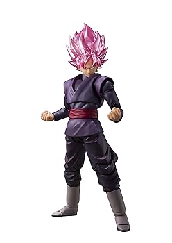 【中古】TAMASHII NATIONS S.H.フィギュアーツ ドラゴンボールシリーズ ゴクウブラック-スーパーサイヤ人ロゼ-(再販版) 約140mm PVC&ABS製 塗装済み可動