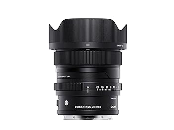 【中古】(非常に良い)シグマ レンズ 24mm F2 DG DN Lマウント 単焦点 広角 フルサイズ ミラーレス用 Contemporary