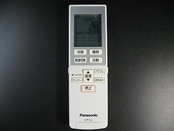 【中古】パナソニック エアコンリモコン A75C4435