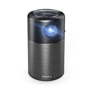 【中古】Anker Nebula Capsule Pro（Android積み上げる移動性映写機）【150 ANSIlm / DLP積み上げる / 360度金棒引き】