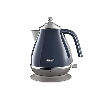 【中古】デロンギ De\u0027Longhi灯し火湯沸かし アイコナ キャピタルズ KBOC1200J-BL ステンレス鋼 1.0L
