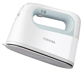 【中古】TOSHIBA(東芝) アイロン スチームアイロン コードレス 衣類スチーマー かけたまま 小型 約 0.69kg 最大約 14g/ 分 温度調節 3 段階 2Way TAS-X6-